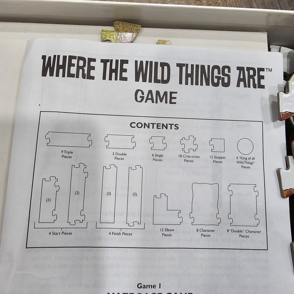 Where The Wild Things Are Board Game Puzzle Ages 6+ Briarpatch Learning - Picture 8 of 13